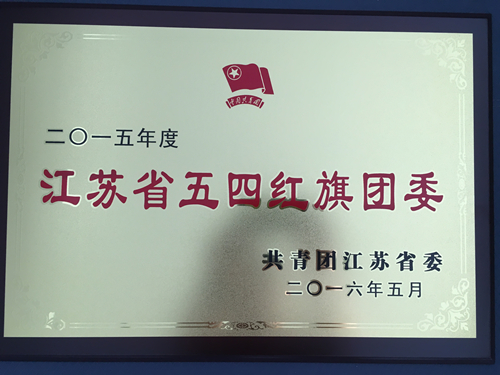 宿迁技师学院团委被授予“江苏省五四红旗团委”称号