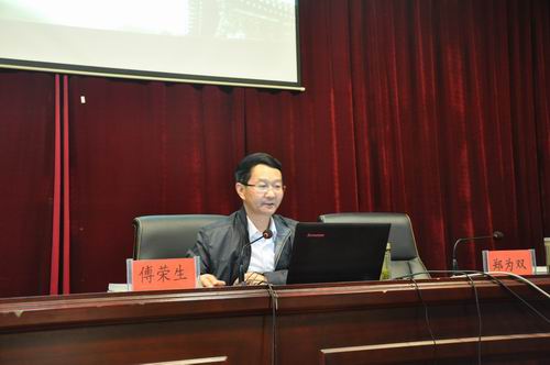 泗阳中专邀请诗人傅荣生为文学院开设诗歌讲座