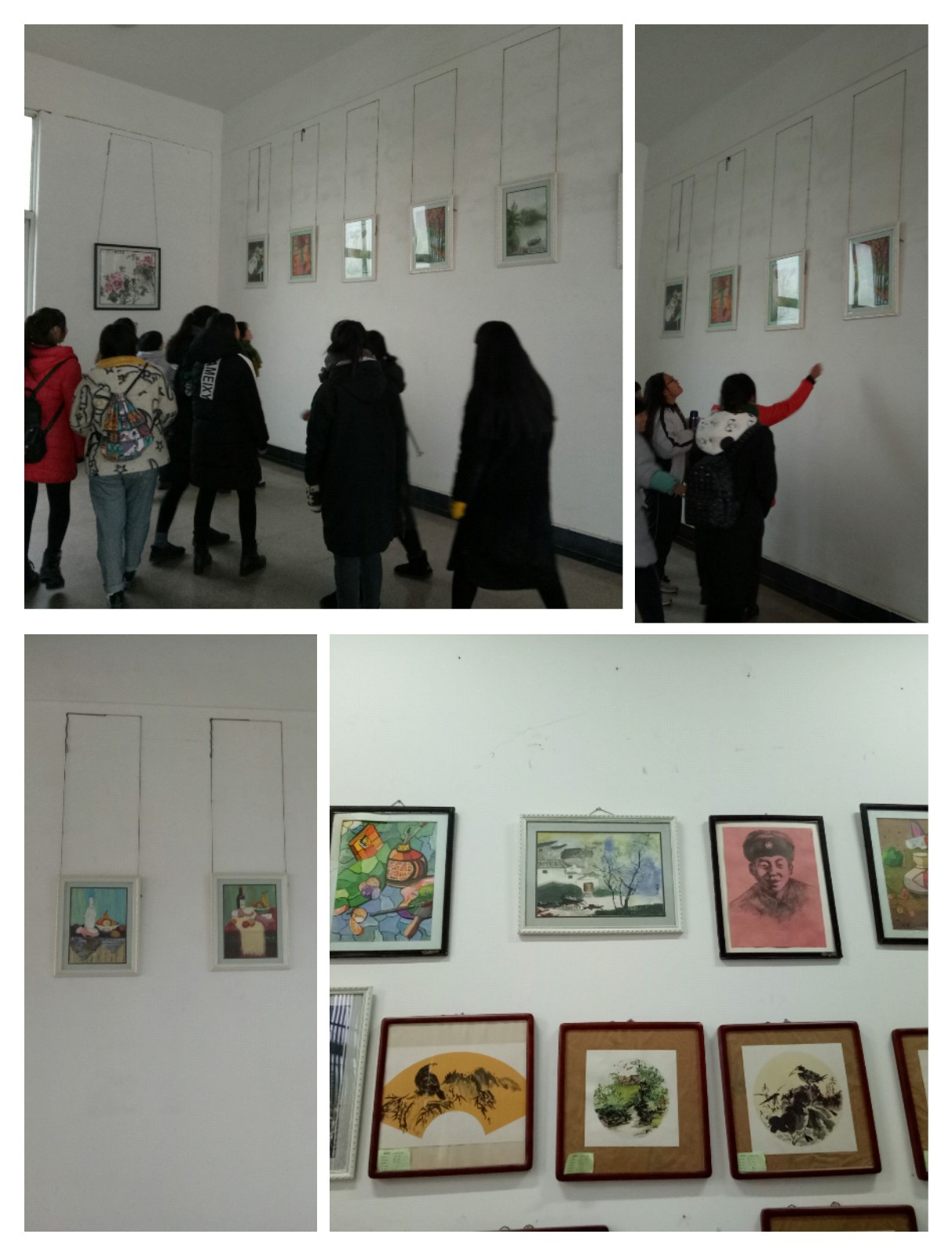 泗洪中专成功举办美术专业学生绘画展