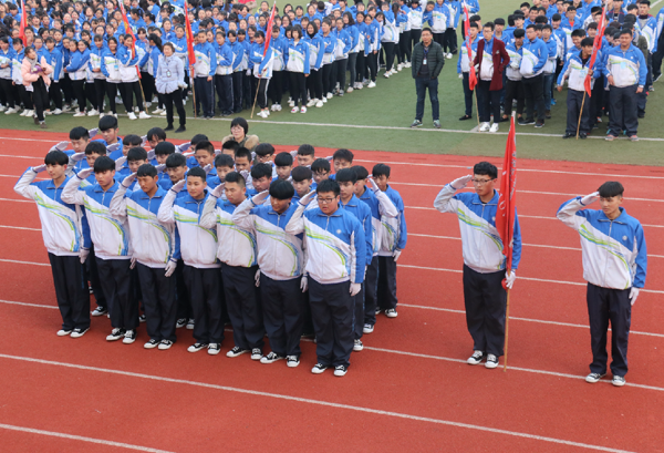 淮海技师学院举办跑操比赛