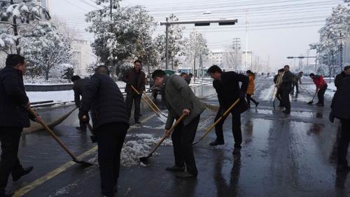 泗阳中专扫雪工作速度快效果好