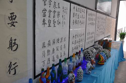 泗阳中专职教活动周学生唱主角