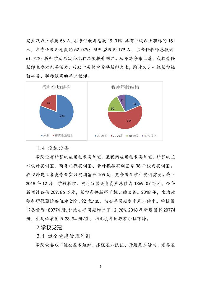 宿迁科技学校教育质量年度报告 （2018年）