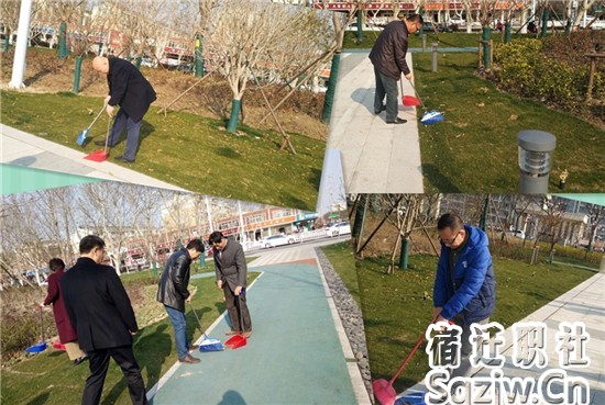 宿迁技师学院深入社区志愿服务 树立支部文明形象