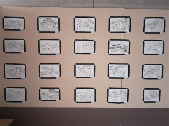 宿迁经贸高职信息系举办“2019写生作品展”