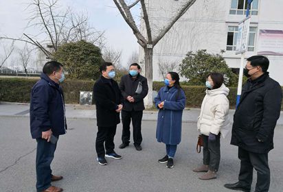 市教育局副局长龚显梅到泗阳中专检查新冠肺炎疫情防控工作