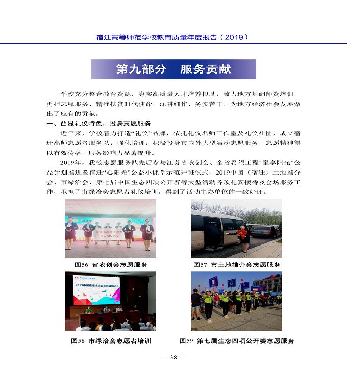 宿迁高等师范学校质量年度报告（2019年）