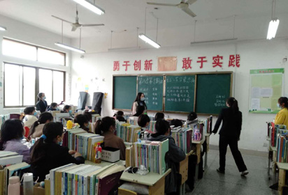 宿迁经贸高职社服系采取“小先生制”全面推广普通话