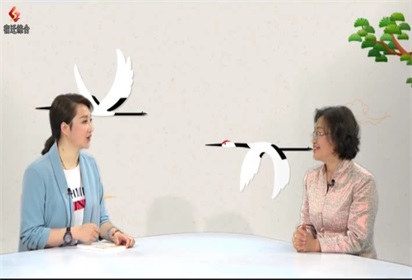宿迁经贸高职沈晓昕教授作客宿迁电视台教孩子如何学国学