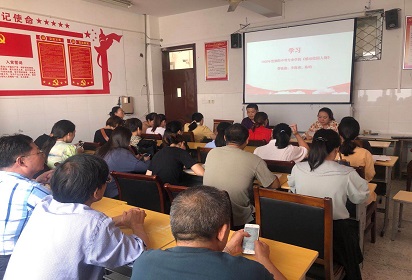 泗阳中专：开展教师宣讲暨师德师风宣誓活动