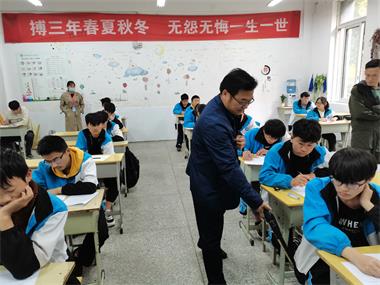 沭阳中专举行综合高中班、对口单招班学测调研