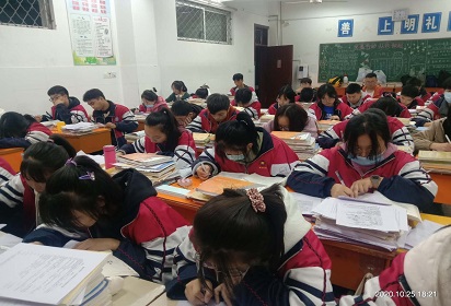 泗阳中专对口升学部英语竞赛活动