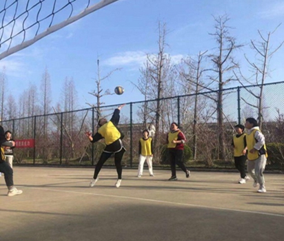 宿迁技师学院成功举行女子排球联赛