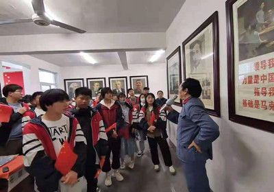 县委党史学习教育巡回指导组到泗阳中专指导工作