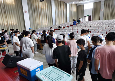 泗阳中专组织全体师生员工开展核酸检测