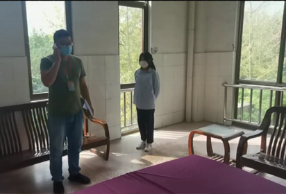 宿迁经贸高职开展第二次疫情防控应急演练