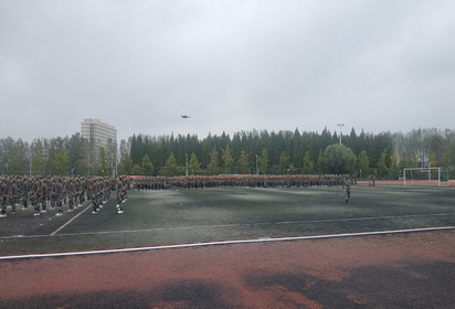 宿迁技师学院：军训场上，他们正青春