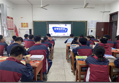 泗阳中专：下好月考第一步棋