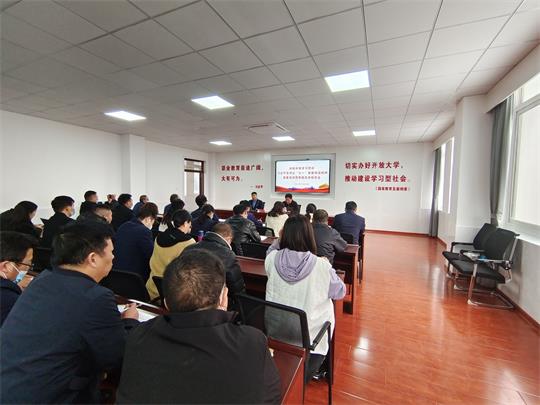 沭阳中专举行学习贯彻习近平总书记“七一”重要讲话精神专题宣讲报告会