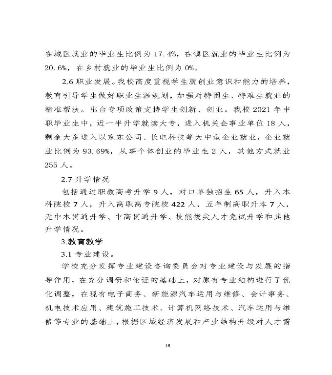 江苏省宿迁中等职业学校中等职业教育质量年度报告（2022）