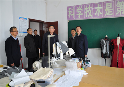 江苏联院第七指导组到泗阳中专办学点调研指导工作