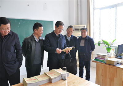 江苏联院第七指导组到泗阳中专办学点调研指导工作