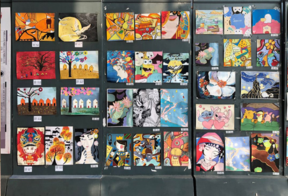 宿迁经贸高职信息传媒系举办2019级广告专业学生作品展