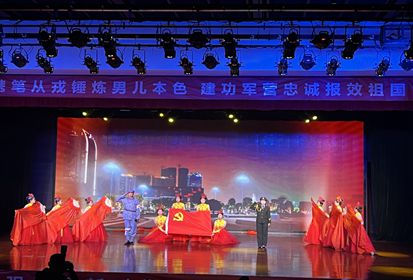 宿迁技师学院参加宿豫区双拥文艺汇演