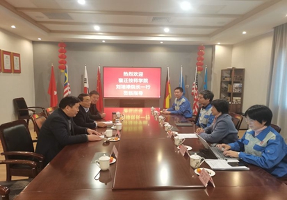 宿迁技师学院刘培禄院长带队深入企业洽谈校企合作事宜