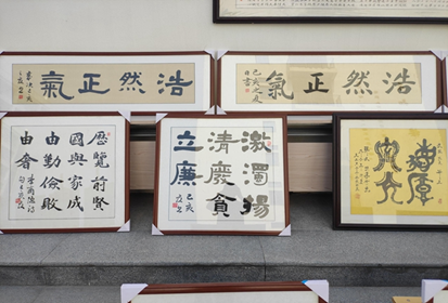职教活动周：宿豫中专老生书画社团作品展