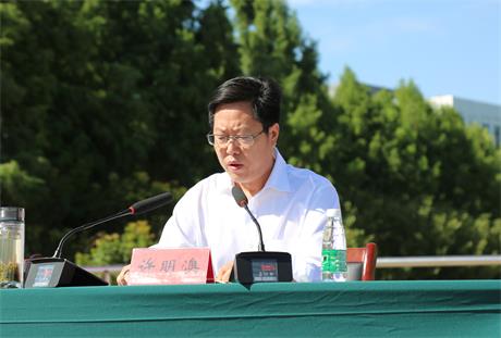 沭阳中专召开“周行一善  服务社会  做合格中专生”活动动员大会