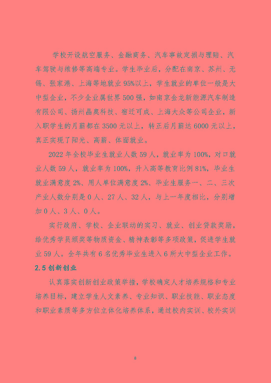 泗阳霞飞中等专业学校中等职业教育质量年度报告（2023）