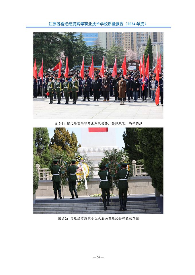江苏省宿迁经贸高等职业技术学校质量报告（2024年度）