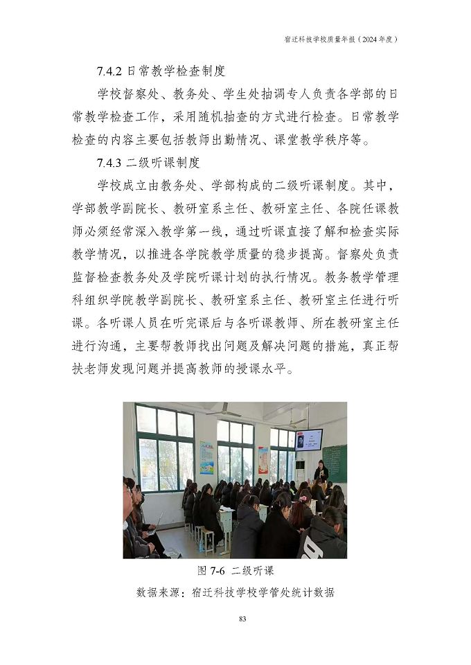 宿迁科技学校质量报告（2024年度）