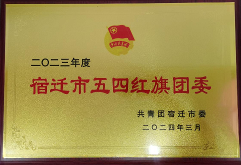 喜讯！宿迁开放大学团委再次荣获市级表彰