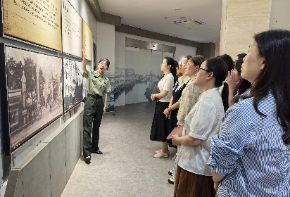 宿迁开放大学经贸与社服系党支部赴朱瑞将军纪念馆开展主题党日活动