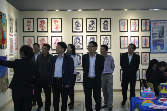 江苏联合职业技术学院金友鹏副院长一行莅临宿迁经贸高职调研视导