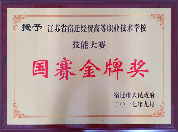 宿迁经贸高职喜获政府奖