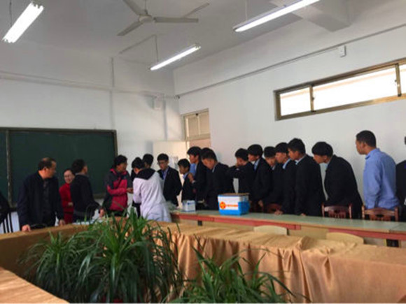 宿迁经贸高职积极开展结核病筛查抽检活动