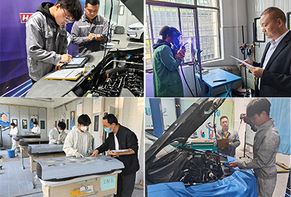精准检验学习成果 夯实专业能力根基——宿迁经贸高职汽车工程系开展期中技能考核