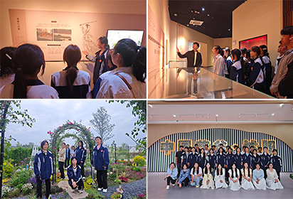 职教活动周|宿迁经贸高职旅游管理专业开展花乡文化研学活动