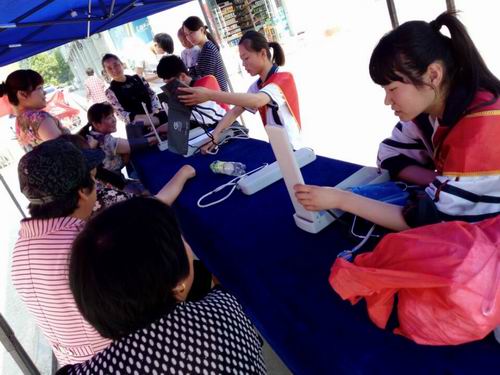 泗阳中专组织开展文明健康主题志愿者活动