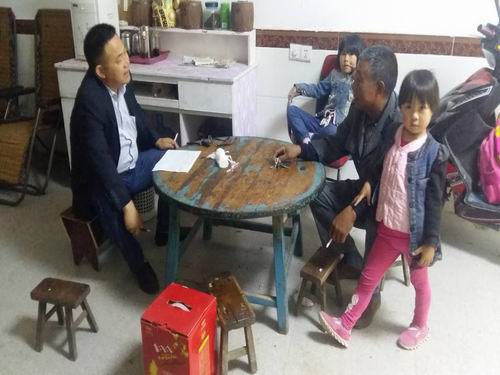 泗阳中专开展建档立卡低收入农户再核查工作