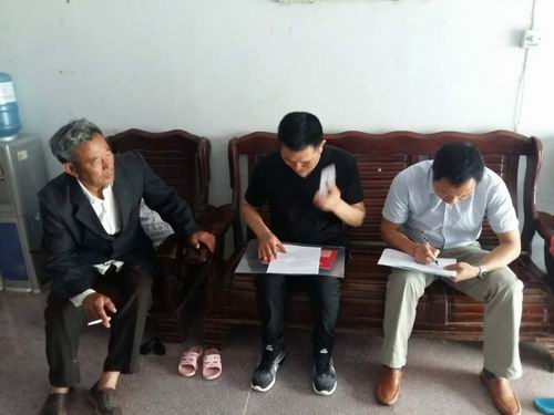 泗阳中专开展建档立卡低收入农户再核查工作