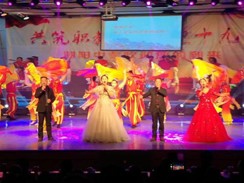 泗阳中专歌伴舞助力市职教“迎新春，展风采”汇报演出