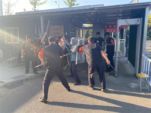 反恐防暴演练  筑牢安全防线——沭阳中专开展反恐防暴应急演练活动