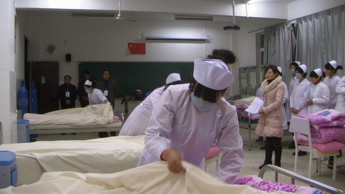 泗阳中等专业学校成功举行医学专业月赛