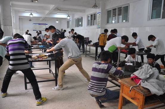 泗阳中等专业学校举行新学期学生专业技能月赛