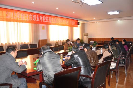 2012年宿迁市技能大赛泗阳中专赛点召开评委会