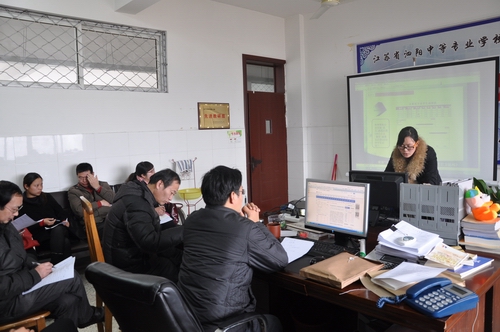 泗阳县职业学校基础课“两课”评比活动在泗阳中专举行